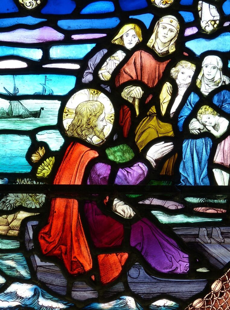 church window, stained glass, england